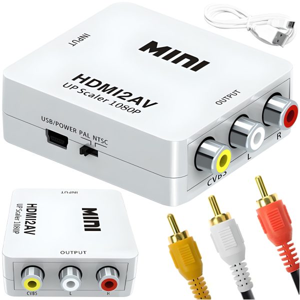 1030027-1-adapter-konwerter-rca-av-cinch-hdmi-full-hd-5-v-retoo-hurtownia-dropshipping.jpg RCA AV CINCH — HDMI Full HD 5V pārveidotāja adapteris