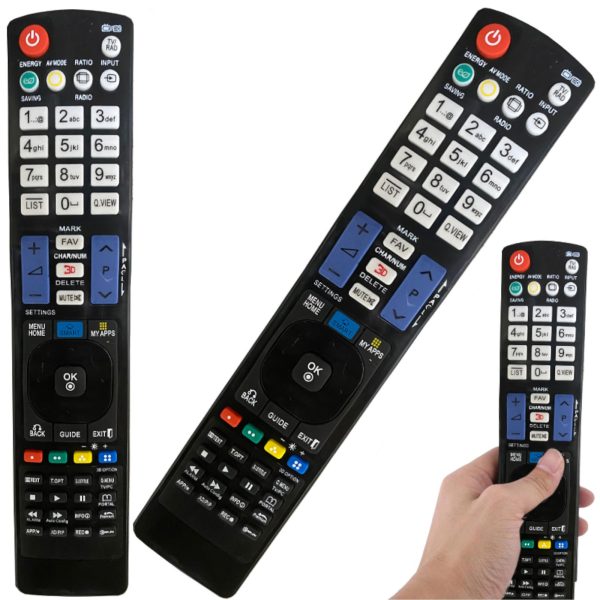 Universāla tālvadības pults LG televizoriem ar viedtelevizora pakalpojumu