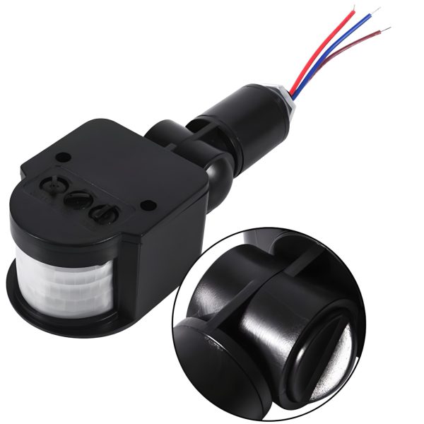 Krēslas kustības sensors halogēna lampai 12 m