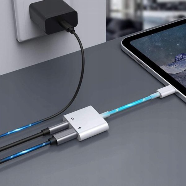 iPhone Lightning - Lightning ligzdas 3,5 mm adapteris