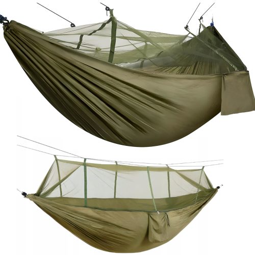 1030045-1-hamak-dwuosobowy-turystyczny-survivalowy-z-moskiti-retoo-hurtownia-dropshipping.jpg Divvietīgs tūristu izdzīvošanas šūpuļtīkls ar moskītu tīklu 260 x 140 cm