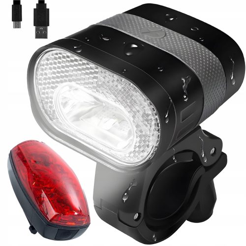 1030051-1-lampka-akumulatorowa-do-roweru-przednia-3-tryby-retoo-hurtownia-dropshipping.jpg Uzlādējams priekšējais velosipēda lukturis ar 3 LED režīmiem