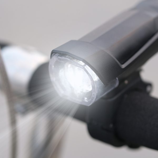 Uzlādējamas velosipēda gaismas priekšā un aizmugurē, 3 LED režīmi
