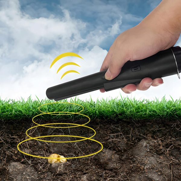 Metāla detektors ar 360 grādu zondēšanu un lukturīti