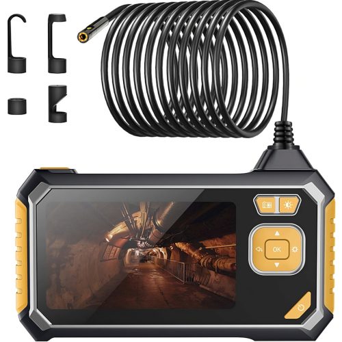 Endoskopa pārbaudes kamera 6 gaismas diodes 4 uzgaļi HD 4,3 collas