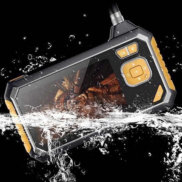 Endoskopa pārbaudes kamera 6 gaismas diodes 4 uzgaļi HD 4,3 collas