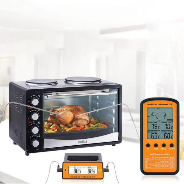 Gastronomiskais termometrs ar zondi gaļas un vīna grilēšanai LCD -50-300C