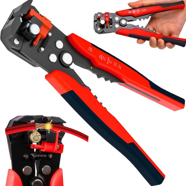 Kabeļu un vadu izolācijas noņēmējs, gofrēšanas knaibles, 3 vienā