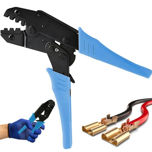 Neizolētu savienotāju kabeļu gofrēšanas instrumenti 0,5–6 mm2