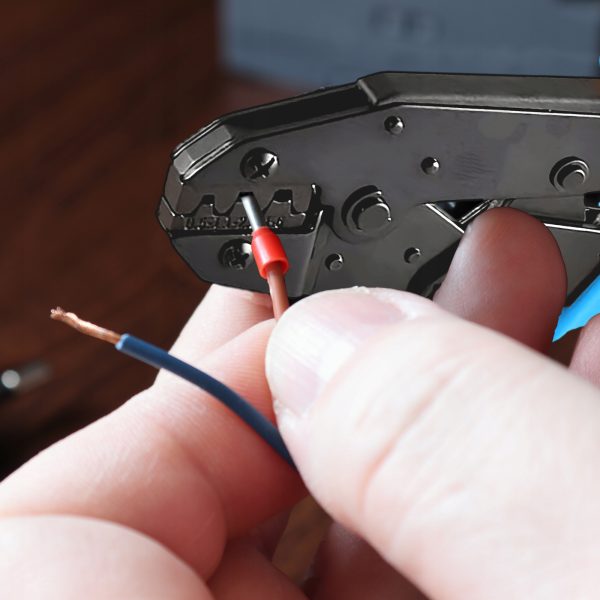 Neizolētu savienotāju kabeļu gofrēšanas instrumenti 0,5–6 mm2