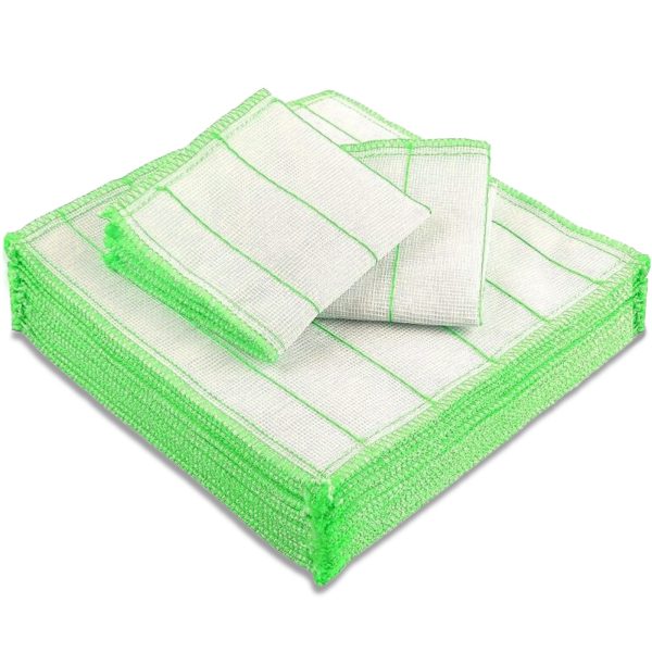 Kokvilnas virtuves lupatiņas 35 x 30 cm - 10 gabalu komplekts