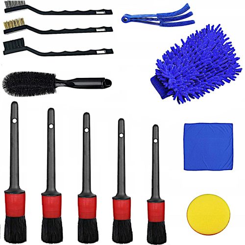 Automašīnas tīrīšanas piederumu komplekts - 15 gab.