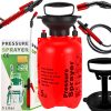 5L rokas spiediena dārza smidzinātājs - sarkans