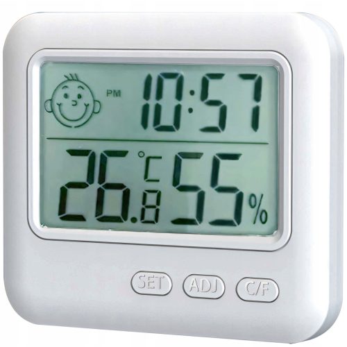 1030112-1-termometr-higrometr-pokojowy-stojacy-z-zegarkiem-retoo-hurtownia-dropshipping.jpg Stāvvietas termometrs-hidrometrs ar LCD modinātāju