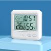 Stāvvietas termometrs-hidrometrs ar LCD modinātāju