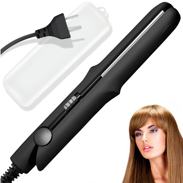 Mini keramikas ceļojumu matu taisnotājs