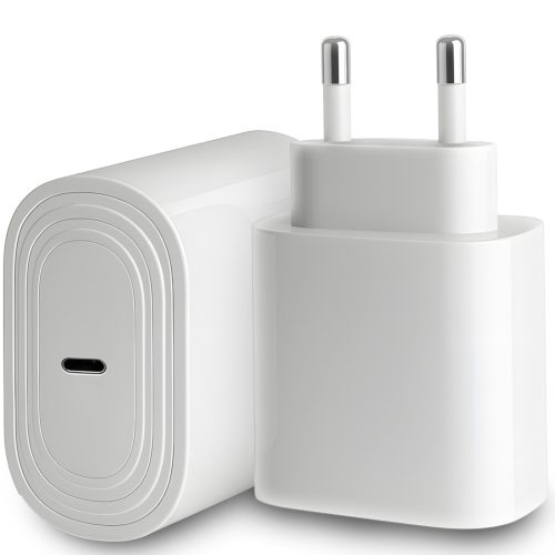 20 W USB-C strāvas adaptera lādētājs - balts