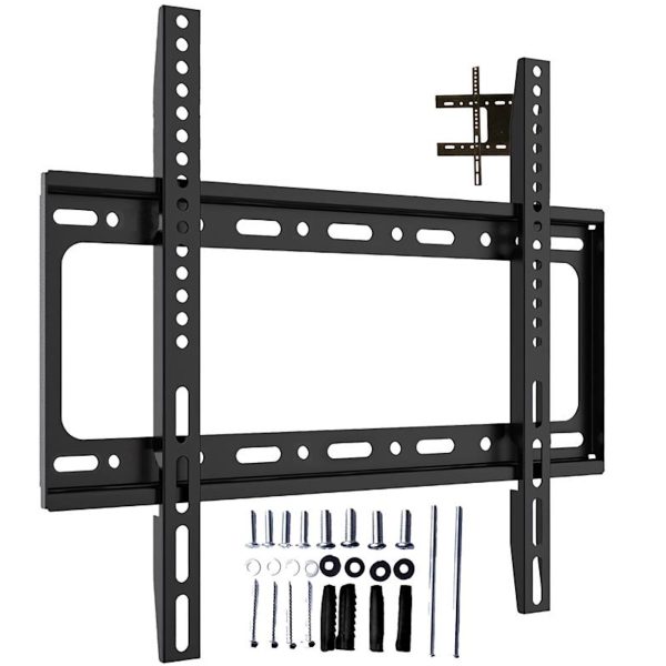 Televizora sienas stiprinājums, regulējams līdz 75 kg, 40–80 collas