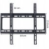 Televizora sienas stiprinājums, regulējams līdz 75 kg, 40–80 collas