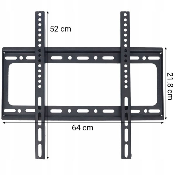 Televizora sienas stiprinājums, regulējams līdz 75 kg, 40–80 collas