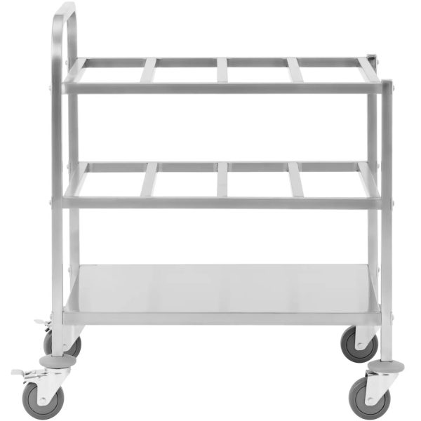 10013421-1.jpg Viesmīļa transportēšanas ratiņi 24 GN 1/6 konteineriem līdz 450 kg