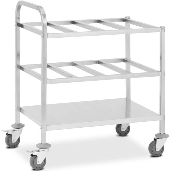 10013421-wozek-kelnerski-transportowy-na-24-pojemniki-gn-1-6-ean-4062859280183-hurtownia-sklep.jpg Viesmīļa transportēšanas ratiņi 24 GN 1/6 konteineriem līdz 450 kg