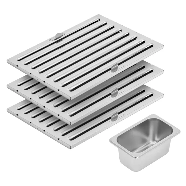 10013434-5.jpg Gastronomiskais tvaika nosūcējs ar motoru un apgaismojumu STEEL 140 cm 1500 m3/h 250 W