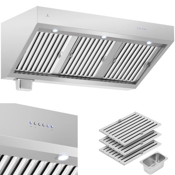 10013434-okap-pochlaniacz-gastronomiczny-z-silnikiem-oswietleniem-stal-140-cm-1500m3-h-250-w-ean-4062859281944-hurtownia-sklep.jpg Gastronomiskais tvaika nosūcējs ar motoru un apgaismojumu STEEL 140 cm 1500 m3/h 250 W