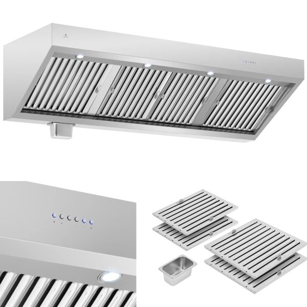 10013436-okap-pochlaniacz-gastronomiczny-z-silnikiem-oswietleniem-stal-200-cm-1500m3-h-255-w-ean-4062859281968-hurtownia-sklep.jpg Gastronomiskais tvaika nosūcējs ar motoru un apgaismojumu STEEL 200 cm 1500 m3/h 255 W