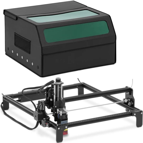 Lāzergravētājs kokam, plastmasai, metālam ar vāku 42 x 40 cm 20 W