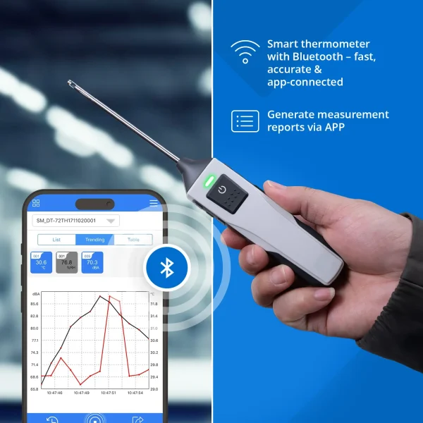 Elektroniskais servisa termometrs tarmopara K Bluetooth -50 - 150 C
