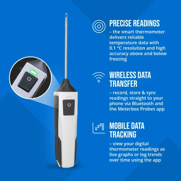 Elektroniskais servisa termometrs tarmopara K Bluetooth -50 - 150 C