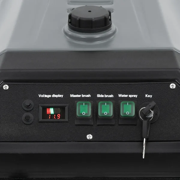 Akumulatora slaucītājs, 2 birstes, 46 cm, 4000 m2/h