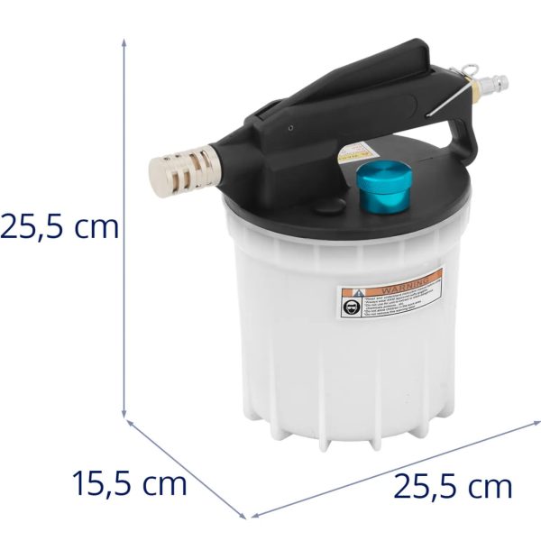 10062792-5.jpg Bremžu atgaisošanas komplekts eļļas izsūcējam, tvertne 2,8-12 bar, 2l