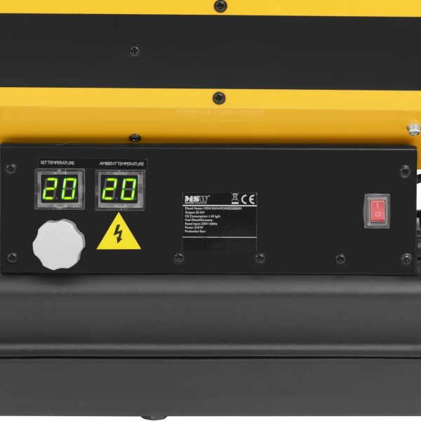 Eļļas pūtēja sildītājs darbnīcas zāles apsildei 12 l 20 kW