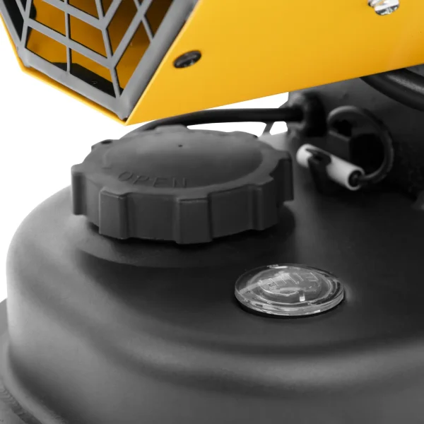 Eļļas pūtēja sildītājs darbnīcas zāles apsildei 12 l 20 kW