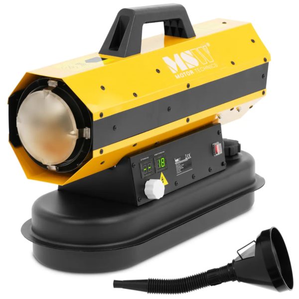 Eļļas pūtēja sildītājs darbnīcas zāles apsildei 12 l 20 kW