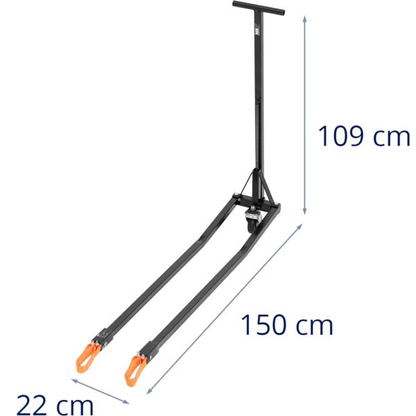 Manevrēšanas pozicionēšanas rokturis transportlīdzekļu ratiņiem