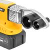 10062910-3.jpg Ar akumulatoru darbināms metināšanas aparāts PP PB PE PV caurulēm ar diametru 20-32 mm, 300C, 350 W - komplekts