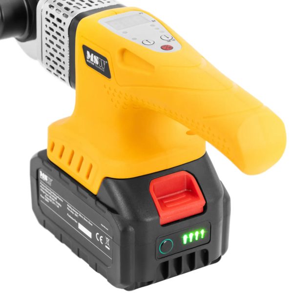 10062910-4.jpg Ar akumulatoru darbināms metināšanas aparāts PP PB PE PV caurulēm ar diametru 20-32 mm, 300C, 350 W - komplekts