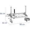 10090613-4.jpg Pārnēsājama zāģētava benzīna zāģiem līdz 60 cm / 24 collām, platums 50 cm