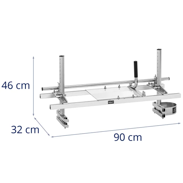 10090614-4.jpg Pārnēsājama zāģētava benzīna ķēdes zāģiem līdz 90 cm / 36 collām, platums 81 cm