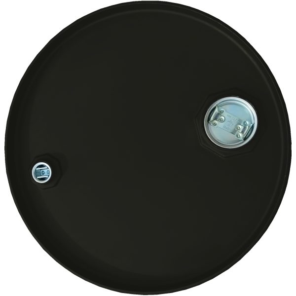 Tērauda metāla muca TH 60L ar 2 un 3/4 vāciņiem - MELNA