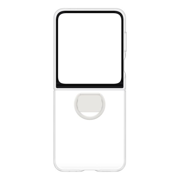 1027116-5-etui-samsung-clear-case-na-galaxy-z-flip-6-przez-samsung-hurtownia-dropshipping.jpg Samsung caurspīdīgs vāciņš Galaxy Z Flip 6 tālrunim — caurspīdīgs
