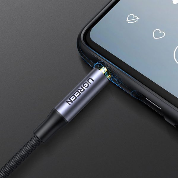 Audio kabelis mini ligzda 3,5 mm - mini ligzda 3,5 mm 1 m - pelēks