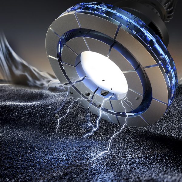 Magnētiskais tālruņa turētājs ar 15 W induktīvo lādētāju gaisa ventilācijas atverei - melns