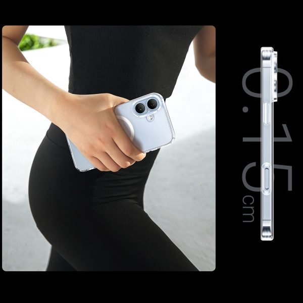 1027191-9-etui-case-classy-clear-magnetic-na-iphone-16-prz-ugreen-hurtownia-dropshipping.jpg Elegants, caurspīdīgs magnētisks iPhone 16 vāciņš — caurspīdīgs