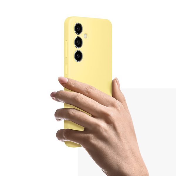 1027228-5-etui-case-samsung-silicone-case-do-galaxy-s24-fe-samsung-hurtownia-dropshipping.jpg Samsung silikona maciņš Galaxy S24 FE tālrunim - dzeltens