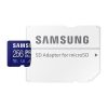 Samsung MicroSDXC 256Gb PRO Plus atmiņas karte ar microSD adapteri