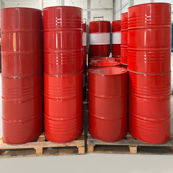 Tērauda metāla muca TH 216,5L ar rievām, 3/4 un 2 korķiem vākā - KRĀSU SAJAUKUMS